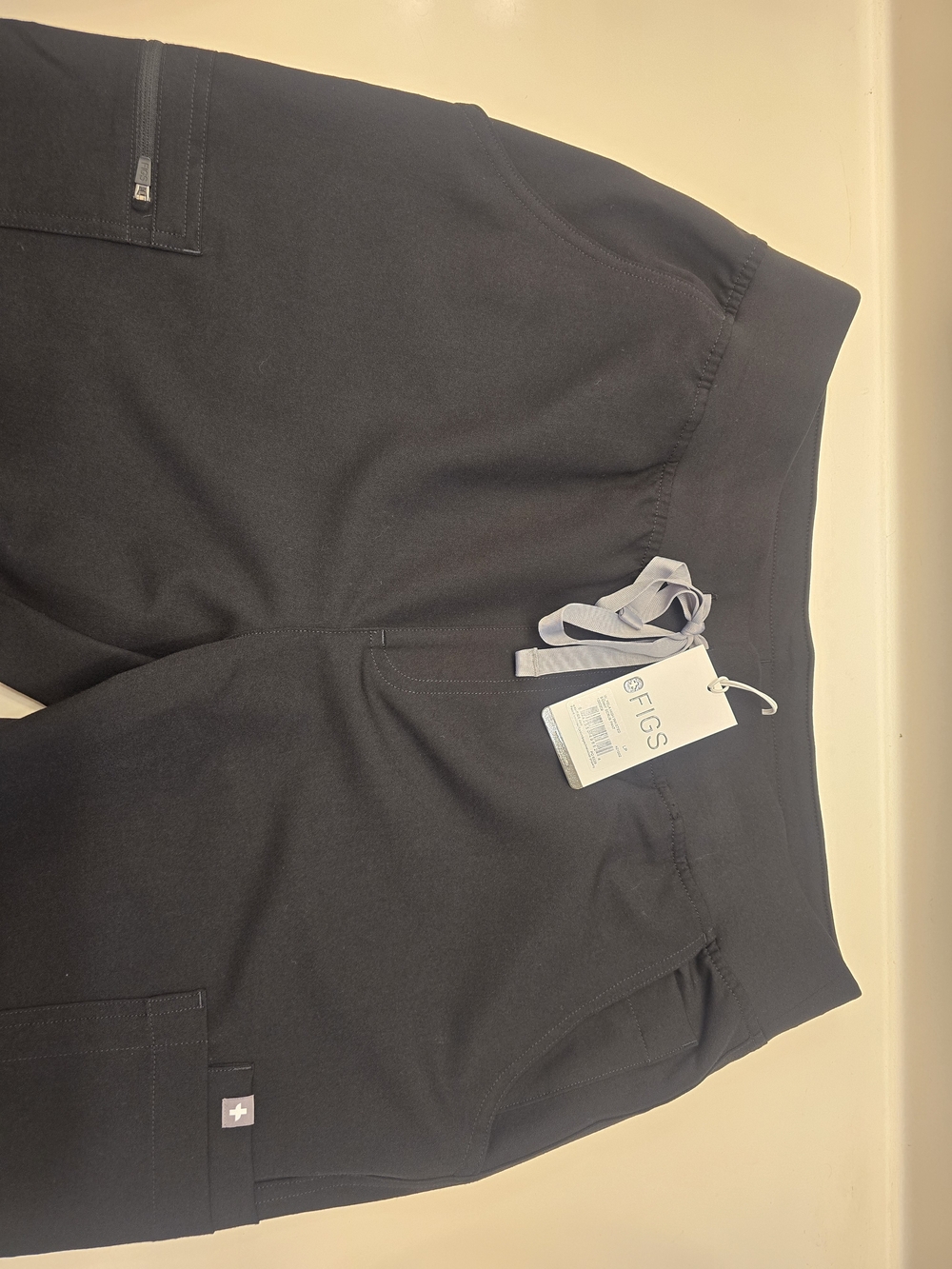 FIGS Black Yola Pants _petite